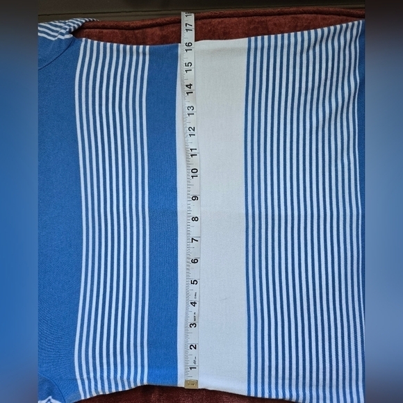 Lilly Pulitzer Marlowe Shirt Dress Blue and White Stripe 3/4 Sleeve Sz. S - Picture 5 of 12